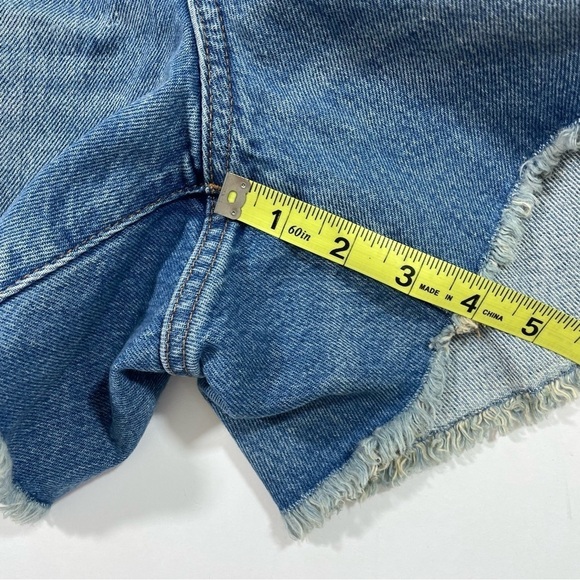 Madewell Plus Relaxed Denim Shorts Renfield Wash Destructed Edition 24W - Picture 9 of 9